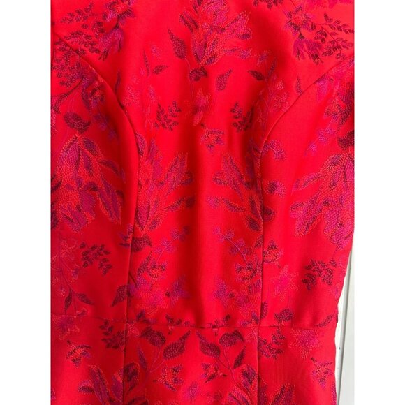 Dress the Population XS Red Rouge Joyce Embroidered Dress - Picture 6 of 9
